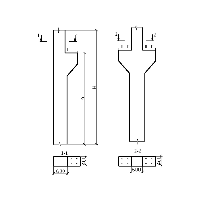 Колонна железобетонная 7к 108-17