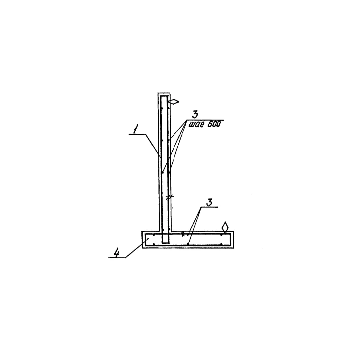 Подпорная стена ПСМ60.42-4